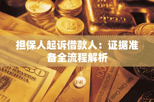 济南担保人起诉借款人：证据准备全流程解析