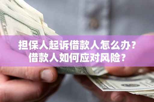 济南担保人起诉借款人怎么办？借款人如何应对风险？